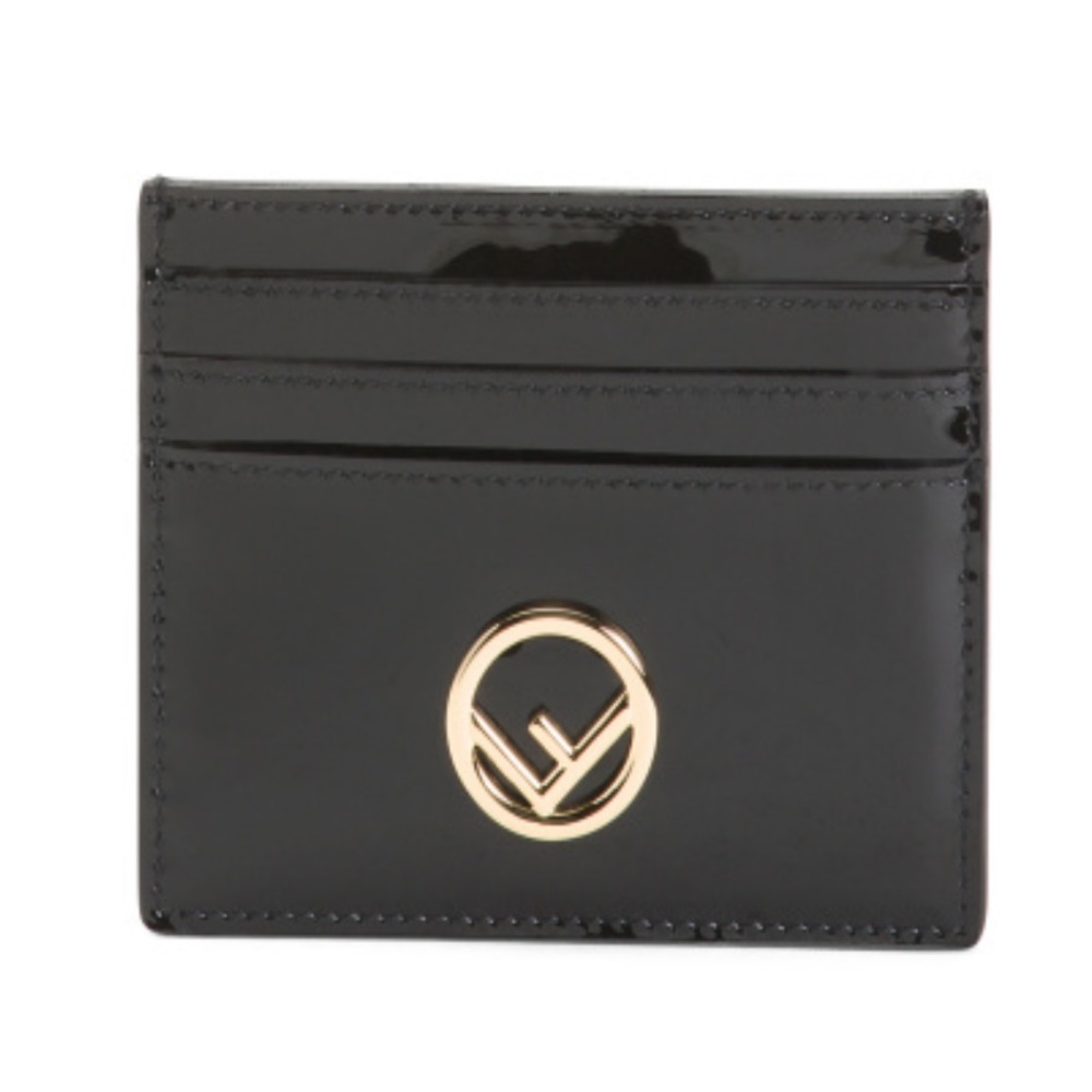 Fendi Patent Leather Card Case